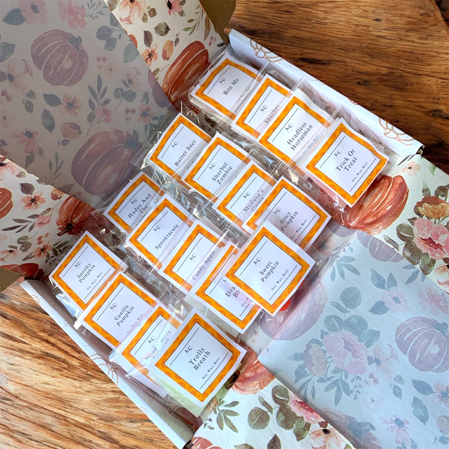 Halloween/Autumn Wax Melt Sample Box
