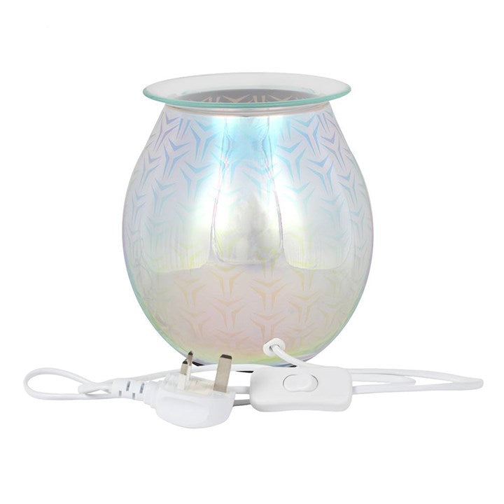 3D Geometric Light Up Electric Wax & Oil Burner