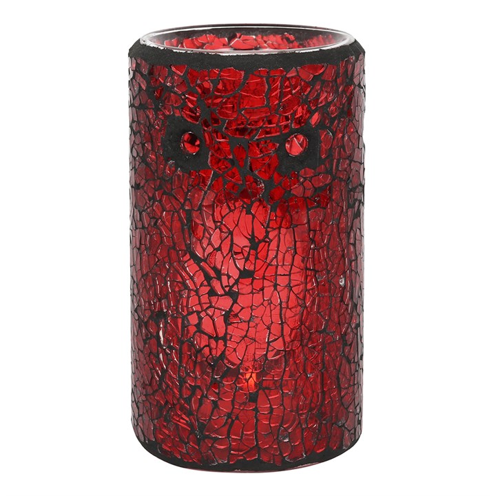 Red Pillar Crackle Oil & Wax Burner