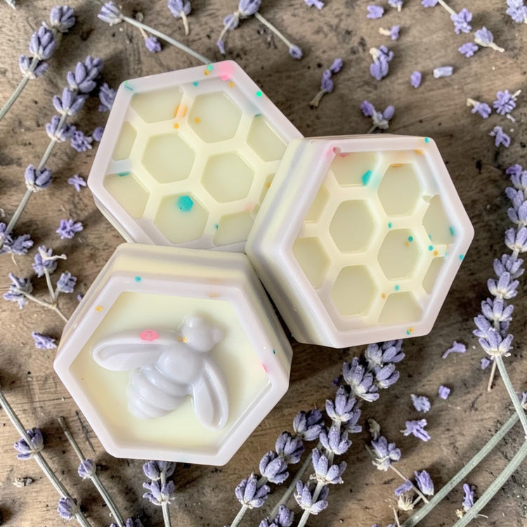 Wax melt bees/honeycomb shapes