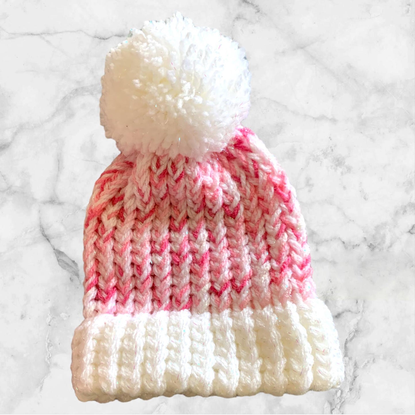 Knitted Premie/Newborn Baby Hat