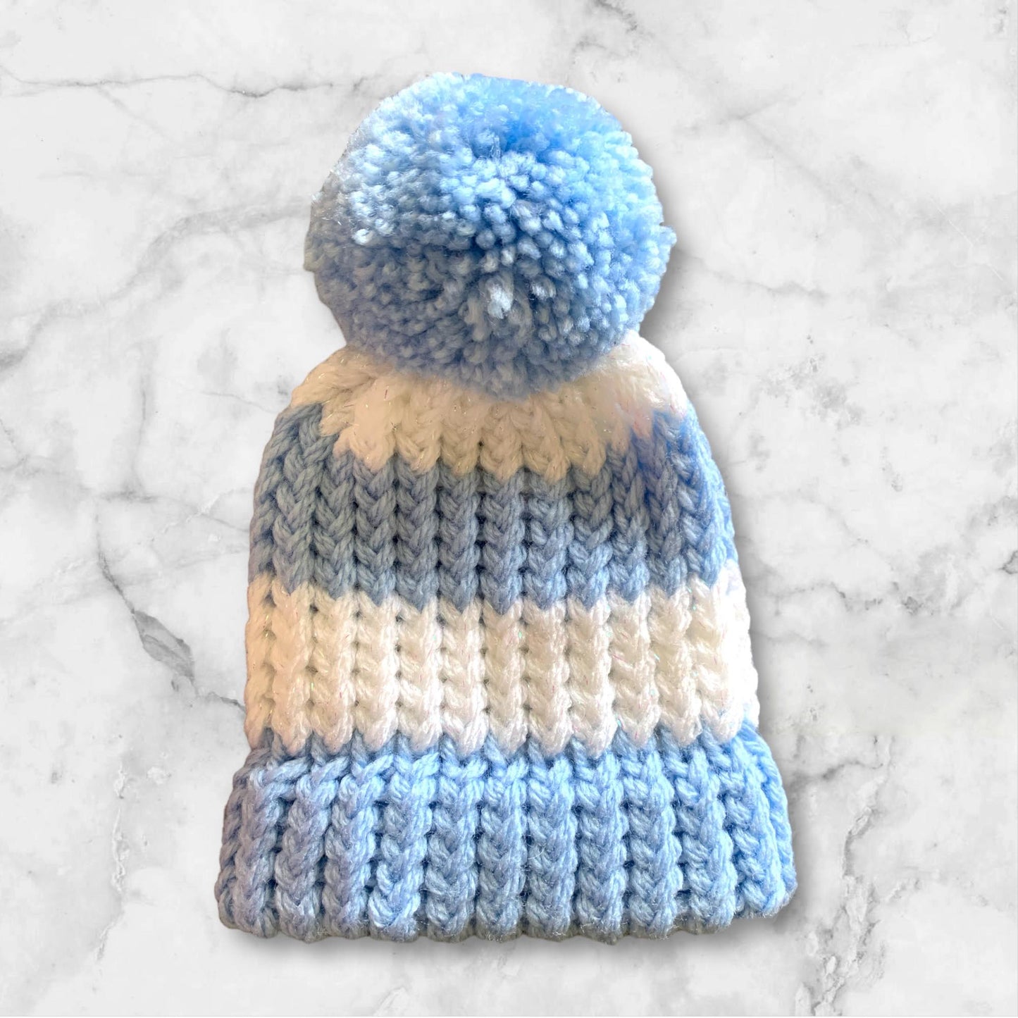 Knitted Premie/Newborn Baby Hat