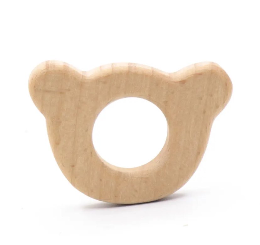 Beech Wood Teether Rings