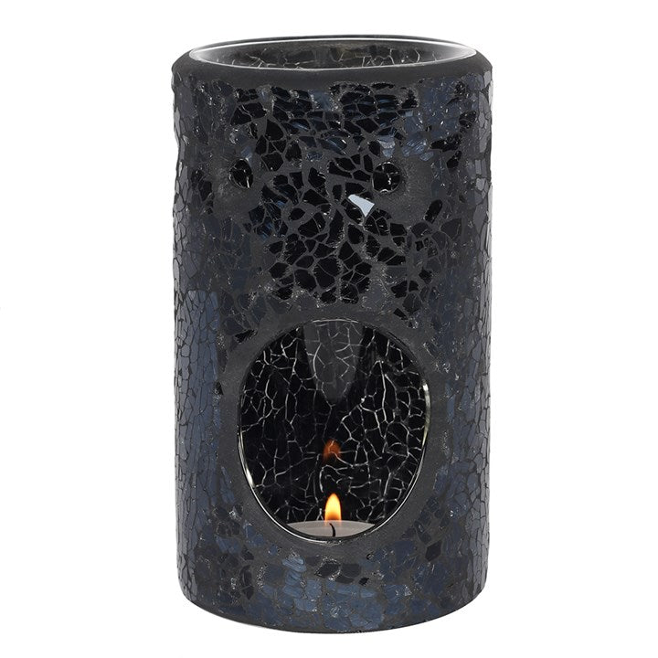 Black Pillar Crackle Oil & Wax Burner