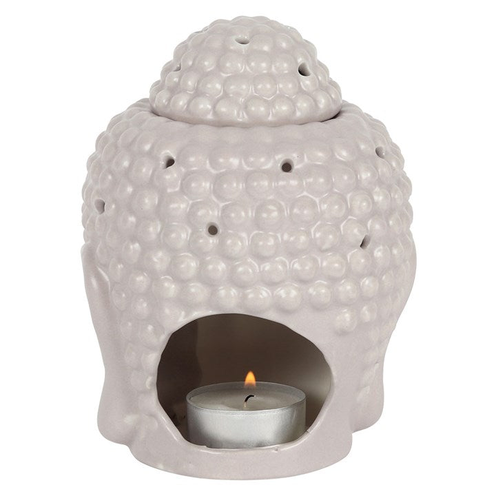 Small Grey Buddha Wax & Oil Burner