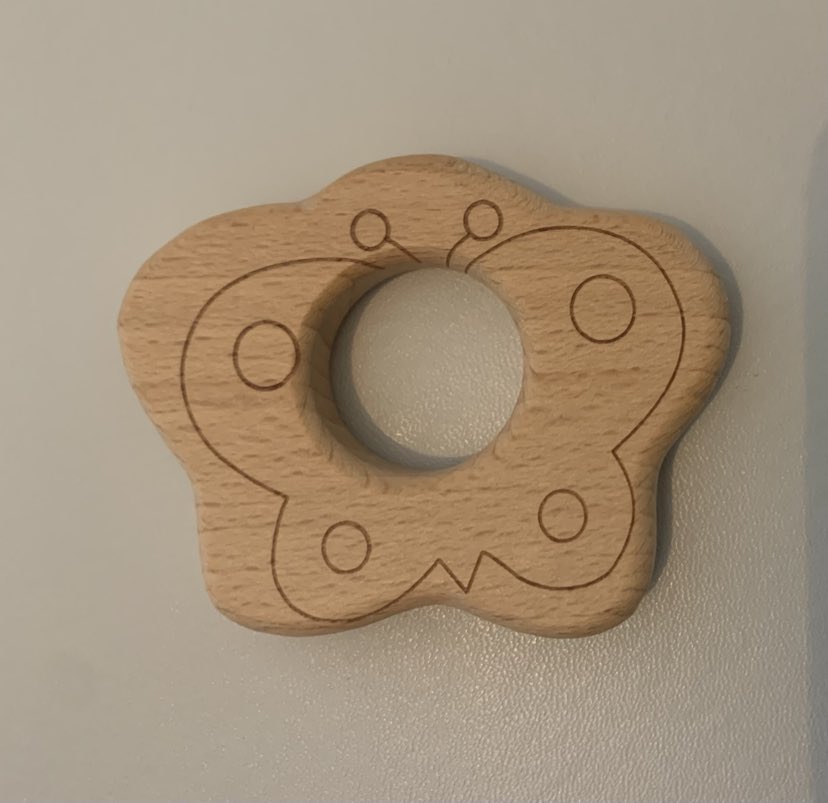 Beech Wood Teether Rings