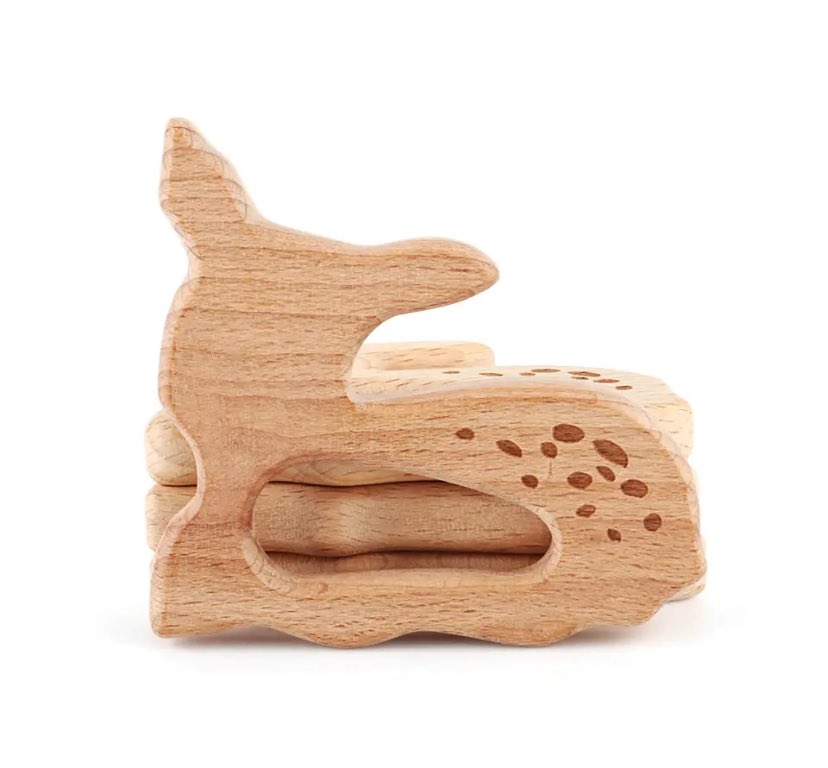 Beech Wood Teether Rings