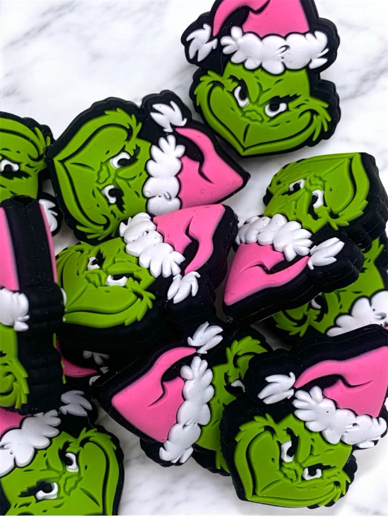 Grinch with pink hat  (Pack Of 5)