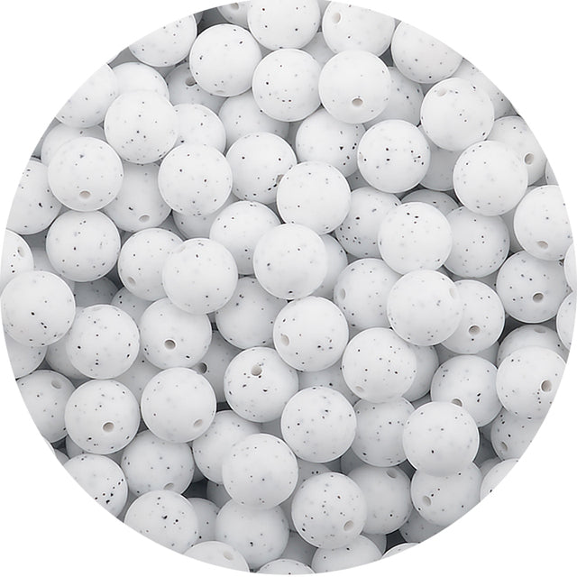 9mm silicone round beads (pack of 100)