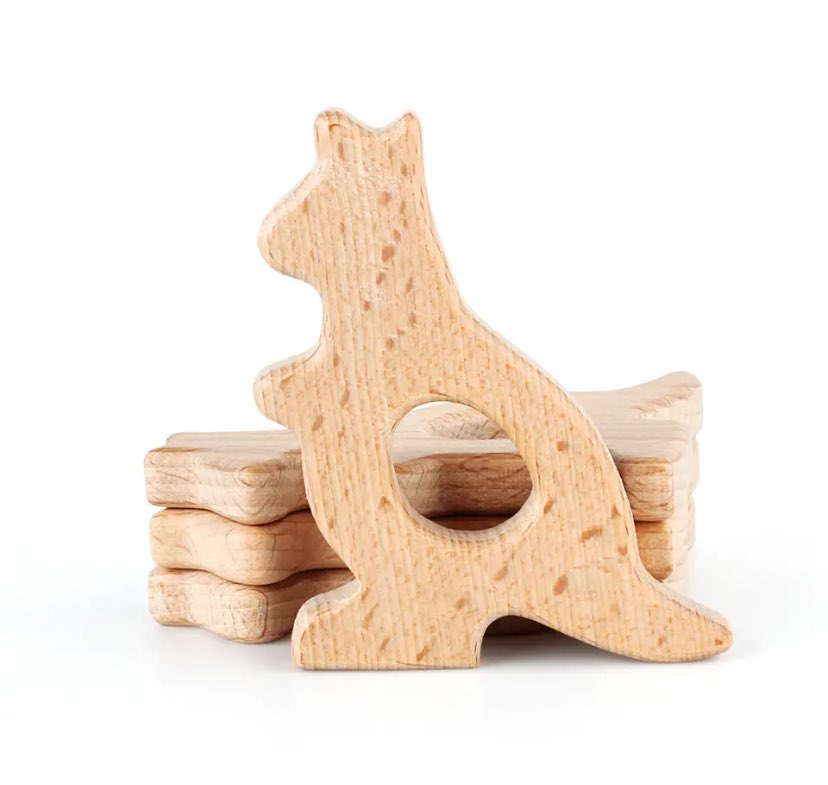 Beech Wood Teether Rings