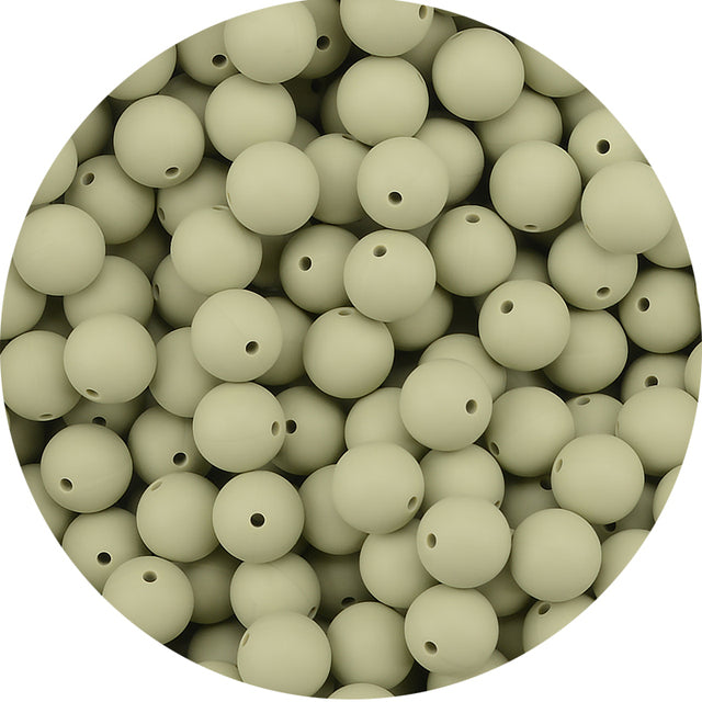 9mm silicone round beads (pack of 100)