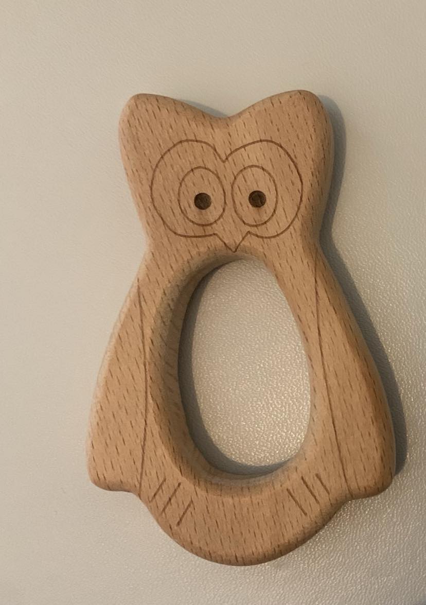 Beech Wood Teether Rings