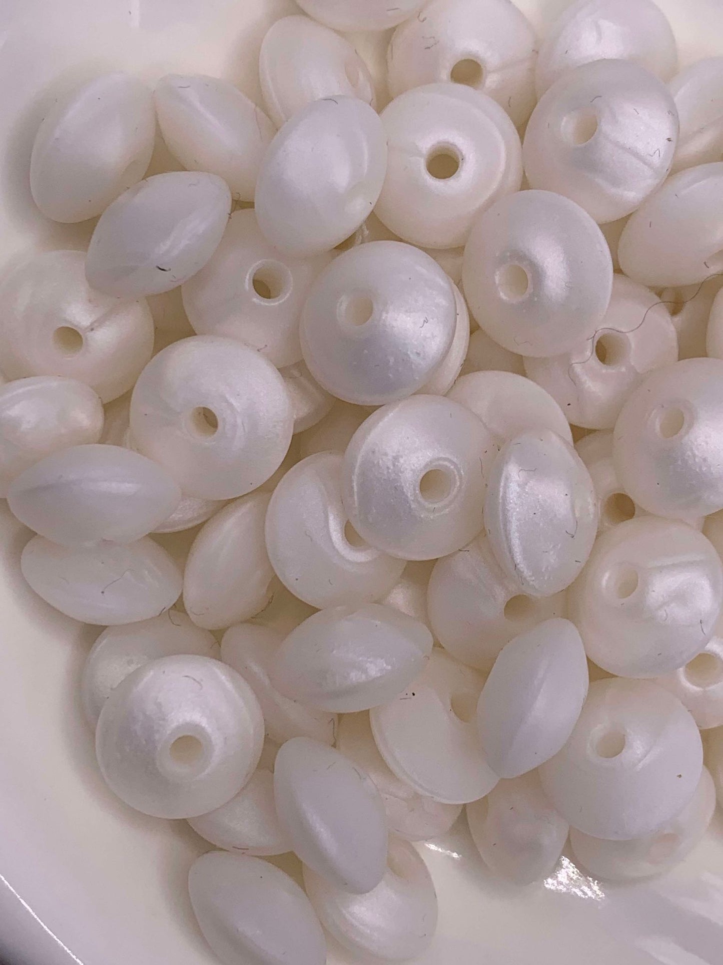 12mm Lentil Silicone Beads (Pack Of 20)