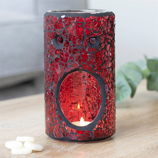 Red Pillar Crackle Oil & Wax Burner