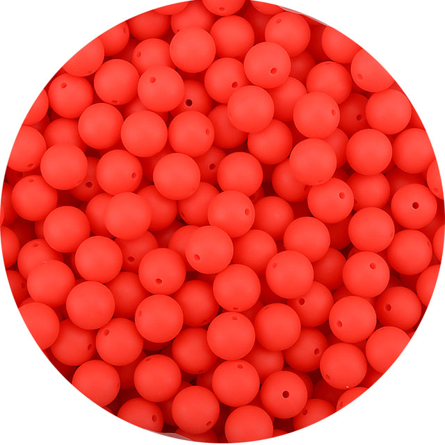 12mm silicone round beads (pack of 20)